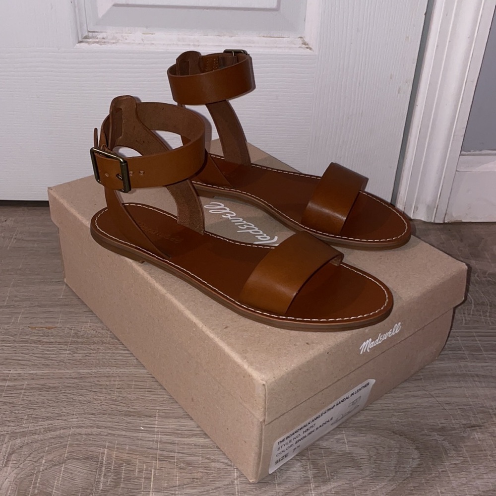 Madewell Ankle Strap Sandals - Picture 2 of 5